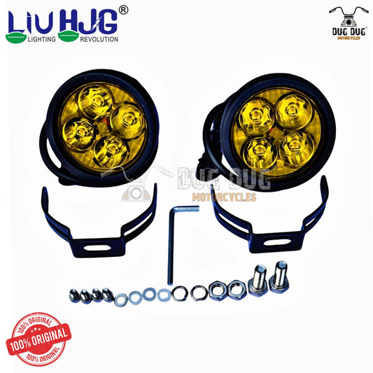 LIU HJG Fog Lights 80W – LIU HJG 4 LED Fog Lamps with Yellow Covers & Wiring Harness