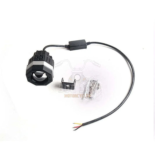 LIU HJG 125 Fog Lights 120W | Ultra-Bright Motorcycle LED Fog Lights | Dual Color Yellow & White Beam | Waterproof Off-Road Auxiliary Lights