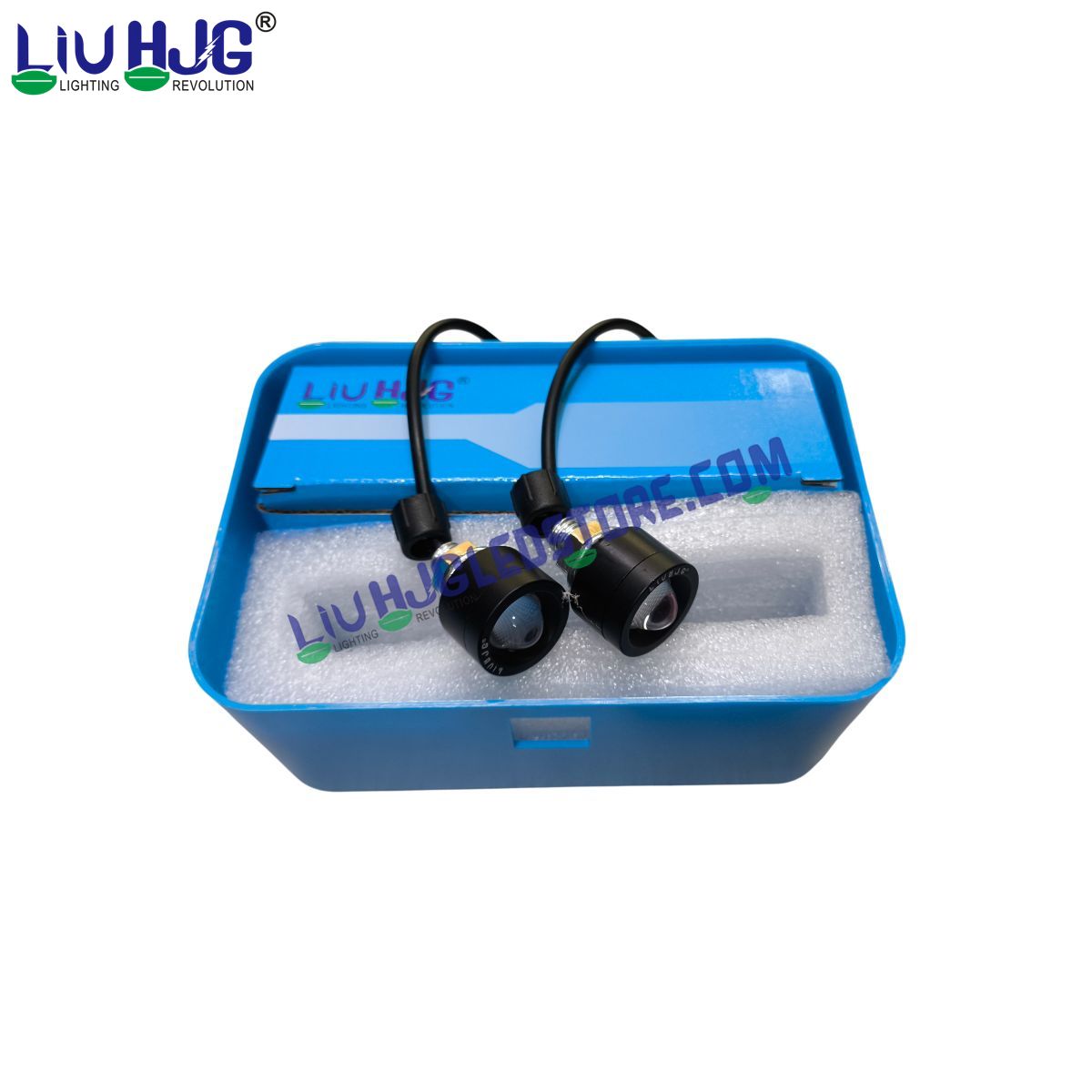 LIU HJG Strobe Light J-W23 2pc Strobe Flashing Light with Switch for All Motorcycles