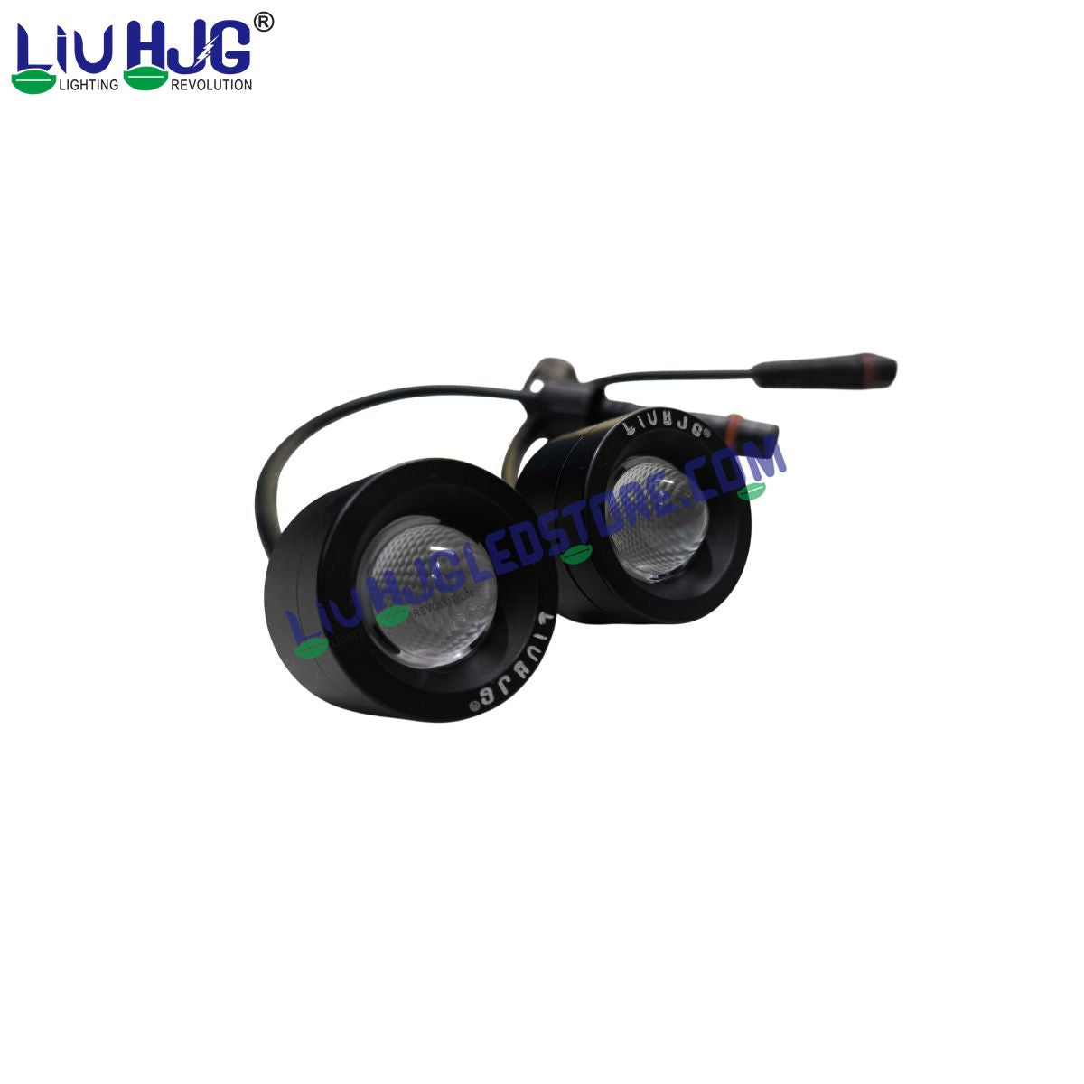 LIU HJG Strobe Light J-W23 2pc Strobe Flashing Light with Switch for All Motorcycles