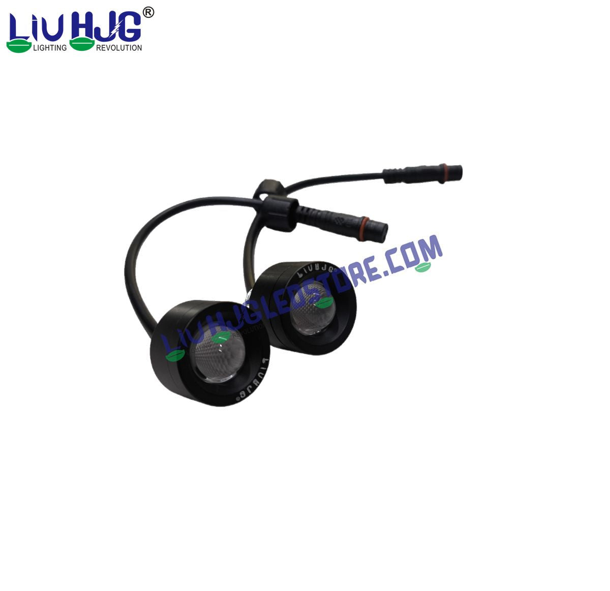 LIU HJG Strobe Light J-W23 2pc Strobe Flashing Light with Switch for All Motorcycles