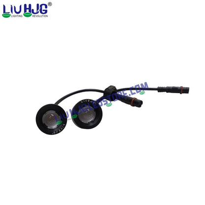 LIU HJG Strobe Light J-W23 2pc Strobe Flashing Light with Switch for All Motorcycles