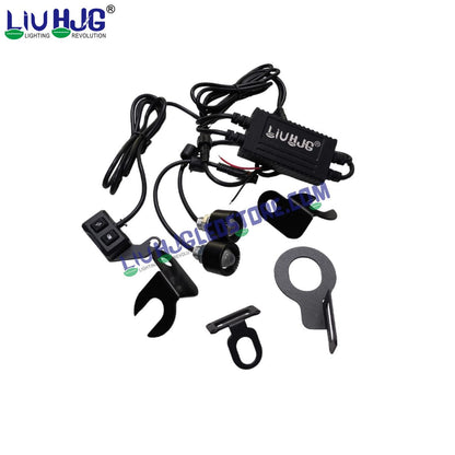 LIU HJG Strobe Light J-W23 2pc Strobe Flashing Light with Switch for All Motorcycles